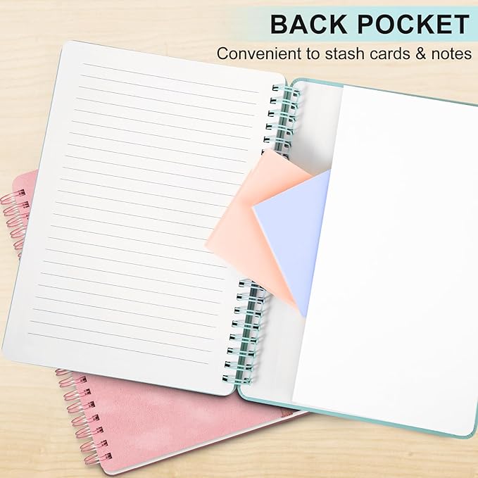 Light Green Lined Spiral Journal Notebook - Image 5
