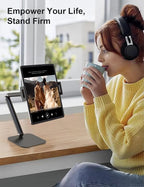 Tablet Stand for iPad, Aluminum Multi-Angle Adjustable Tablet Holder, - Image 6