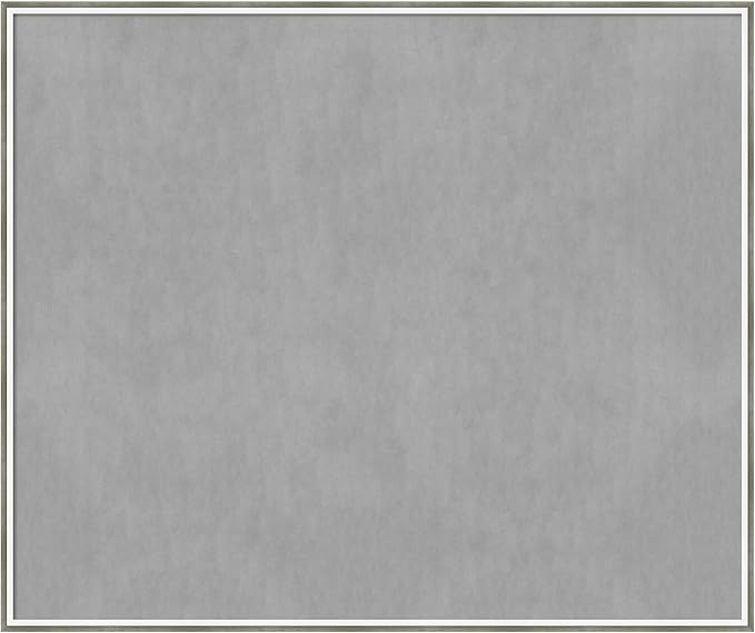Amanti Art Silver Framed Magnetic Board 41x49 Oversize Vision Board by AmantiArt