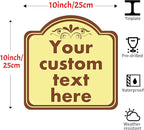 HK SIGNS Custom Weatherproof Sign, 10*10 Inch, Indoor & Outdoor - Image 2