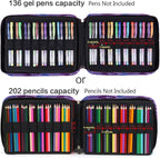qianshan Pencil Case Holder Slot - Holds 202 Colored Pencils or 136 Gel Pens - Image 5