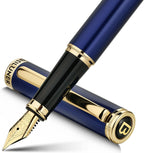 BEILUNER Blue Fountain Pen, Stunning Luxury Pens