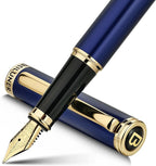 BEILUNER Blue Fountain Pen, Stunning Luxury Pens by BEILUNER