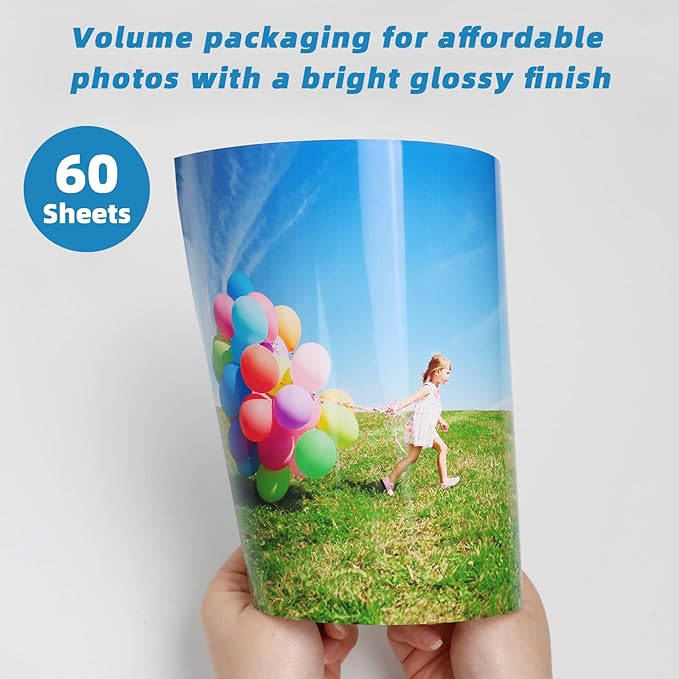 Uinkit 11 x 17 Thick Photo Paper Glossy 11x17 60Sheets 62lb Inkjet Heavyweight - Image 5