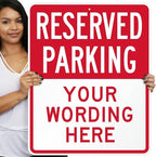 SmartSign 30 x 24 inch Custom “Reserved Parking” Metal Sign - Image 6