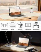 YSAGi Leather Desk Protector, Office Mat, Large Mouse Mat, Non-Slip PU Leather - Image 6