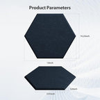 Amantech 12 Pack Acoustic Panels Self Adhesive Sound Proof Foam, High Density - Image 6