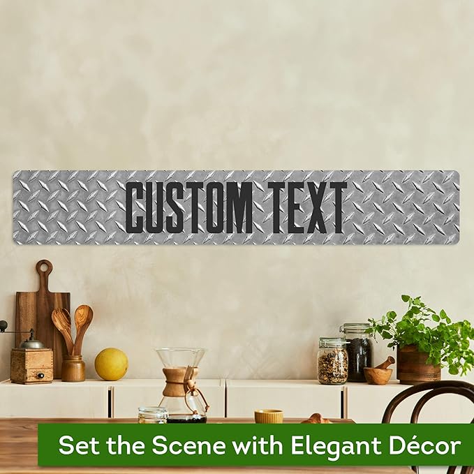Custom Sign, Custom Street Sign, 11 Font Colors, 13 Font Styles, 4 Hole Options - Image 4