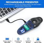 Rechargeable Presentation Clicker Wireless Presenter Remote USB Control - Image 3