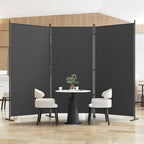 Helios&Hestia 3-Panel 6 ft Tall Indoor Folding Room Divider, Portable Privacy - Image 2
