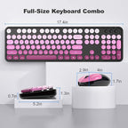 MOFII Wireless Keyboard and Mouse Combo, Full Size 2.4G Plug and Play - Image 7