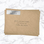 Silver Foil Personalized Return Address Labels Without Dispenser - Image 4