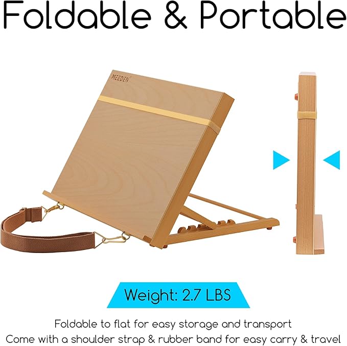 MEEDEN A3 Wooden Tabletop Easel - Image 5