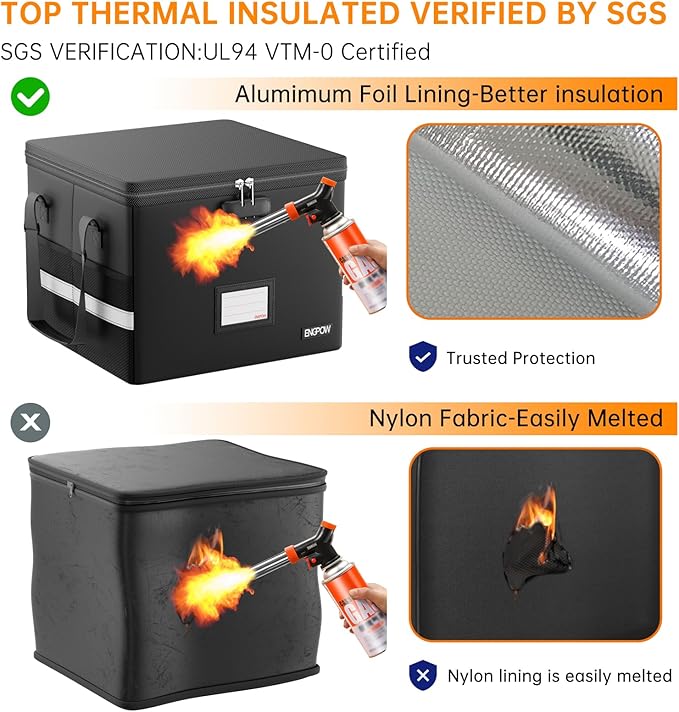 ENGPOW 5200°F Fireproof Document Box - Image 2