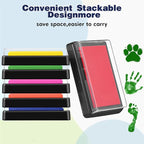 Outus 6 Pieces Reusable Ink Pad - Image 4