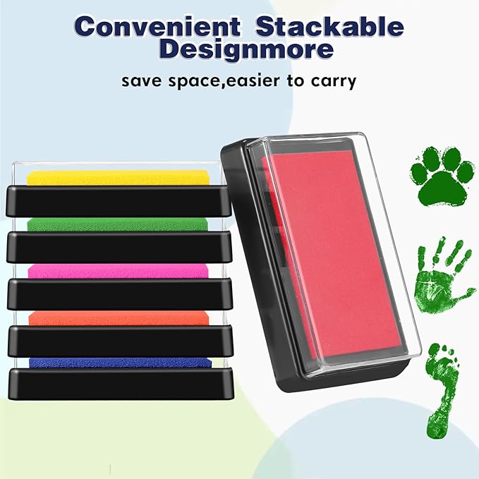 Outus 6 Pieces Reusable Ink Pad - Image 4