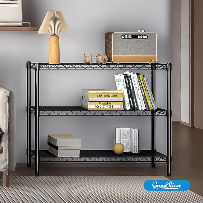 Guan River 3-Shelf Adjustable Metal Shelf Wire Shelving Unit Storage Rack - Image 7