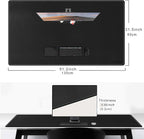 CENNBIE Leather Desk Pad, 51.2" x 31.4" Extra Large Leather Desk Mat Blotter - Image 2