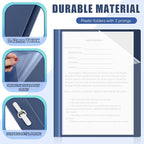 Teling 72 Pack Clear Front Report Covers Bulk Business Report Covers Plastic - Image 3