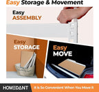 HOMEDANT 5 Tier Storage Shelves Adjustable Laminated Boltless Garage Metal - Image 6