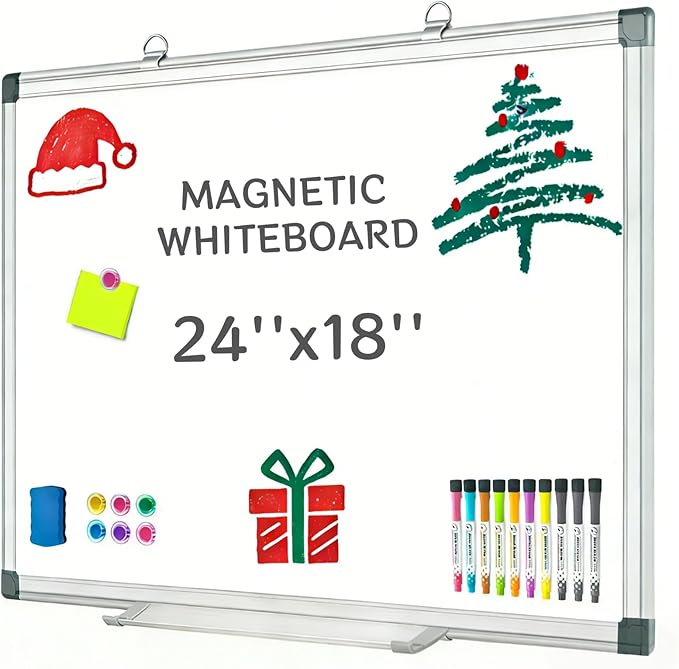 Grtard 24" x 18" Magnetic Dry Erase Whiteboard by Grtard
