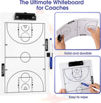 Double-Sided Basketball Coaching Clipboard & Dry Erase Whiteboard - Image 4