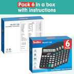6 Pack Calculator Bulk, 12 Digits Calculators Desktop - Image 7
