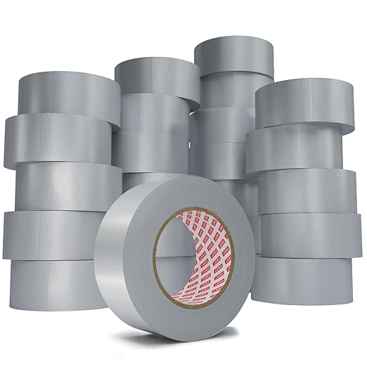 SWRT 24-Pack 9 Mil Silver Heavy Duty Duct Tape Strong Adhesive, 2 Inch x 720 Yd by SWRT