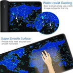 Gaming Mouse Pad, 31.5x15.7 inch Large Extended Computer Keyboard Mouse Mat - Image 3