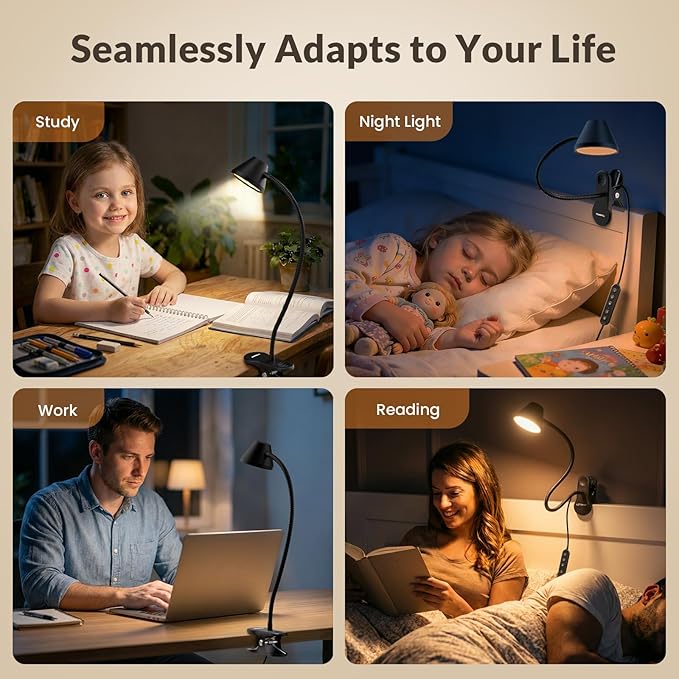 LEPOWER Clip on Light, Reading Lights - Image 6