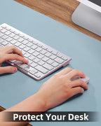 Leather Desk Pad Protector, Large Mat, Mouse Pad & Keyboard Cover - Image 3