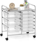 GOFLAME 9-Drawer Rolling Storage Cart, Mobile Utility Cart by GOFLAME