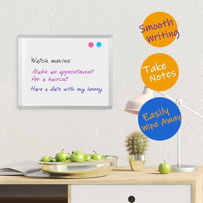 VUSIGN Small Dry Erase Whiteboard, 11 x 14 Inches White Board - Image 2