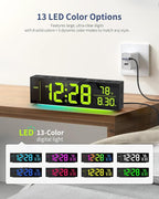 Digital Clock, Alarm Clock for Bedroom, Digital Wall Clocks for Classroom - Image 3