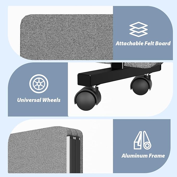 Acoustic Room Divider Privacy Panel - Image 4