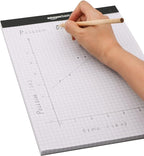 Amazon Basics Quad-Ruled Graph Paper Pad, 8.5 Inch x 11.75 Inch, 100 Sheets/Pad - Image 8
