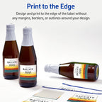 Avery® Printable Square Labels, Sure Feed® Technology, 3" x 3", Matte White, Permanent Adhesive, Laser/Inkjet Printable, 150 Blank Labels, Great for Product Merchandising, Stickers, and More (5659)