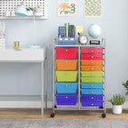 Giantex 15 Drawer Rolling Cart - Image 2