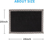 MINJIATEX Couch arm Covers, Non-Slip lace Sofa arm Covers Set of 2 Washable - Image 6
