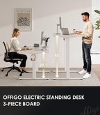 OffiGo 71 Inch Executive Electric Standing Desk, Height Adjustable Desk - Image 3