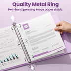 SUNEE 3 Ring Binder 1.5 Inch 1 Pack - Image 2