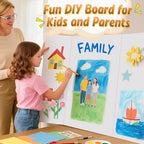 8 PCS Trifold Poster Board- Extra Large 48" x 36" Tri Fold Display Board Hard & - Image 7