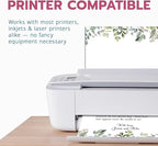 Leaf Theme Paper Stationery, 50 Sheets, Elegant Writing Paper, Pretty - Image 4