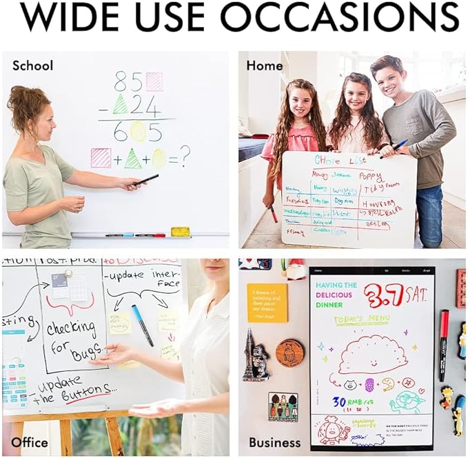 Shuttle Art Dry Erase Markers, 32 Pack 16 Colors Magnetic Whiteboard Markers - Image 8