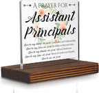 Assistant Principal Prayer Gifts Desk Sign, Inspirational Christian by Pariveca
