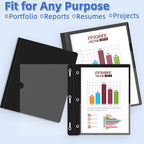 HAUTOCO 12 Pack Plastic Report Covers - Image 7