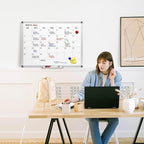 Comix Magnetic Dry Erase Calendar Whiteboard, 24 x 18 Inches Monthly Calendar - Image 5