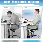 BlissTrends Donut Pillow Seat Cushion, Donut Chair Cushions - Image 5