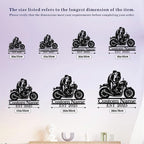 Custom Motorcycle Couple Metal Signs Personalized Biker Couple Name Sign Custom - Image 7