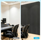 art3d 94.5 x 12.8 inch acoustic wood textured, view 9